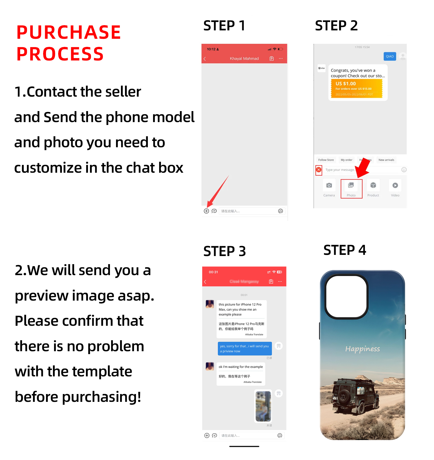 Koreaanse aangepaste afbeeldin - Phone Cases Personalised recensie en prijs