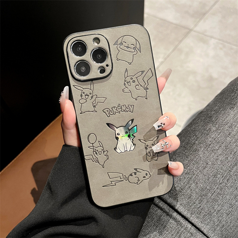 Cartoon Pikachu Kunstleer Lase - Phone Cases Durable recensie en prijs