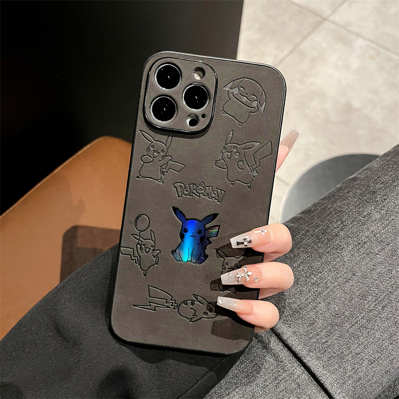 Cartoon Pikachu Kunstleer Lase - Phone Cases Durable recensie en prijs