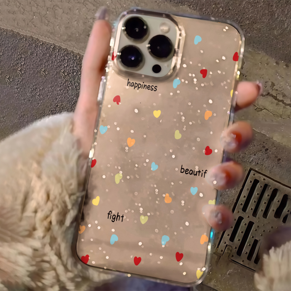 Luxe eenvoudige polkadot glitt - Glitter Shockproof Case recensie en prijs
