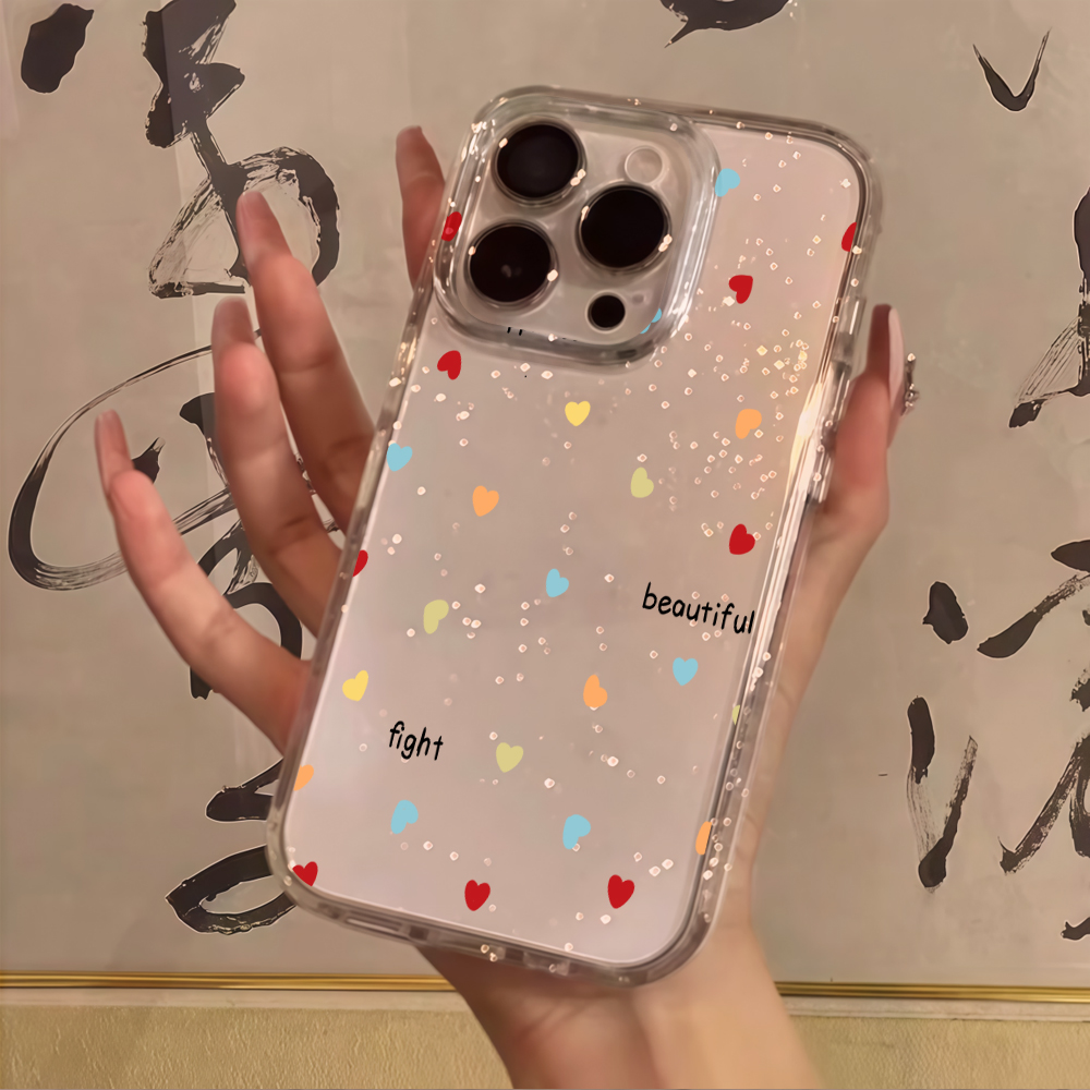 Luxe eenvoudige polkadot glitt - Glitter Shockproof Case recensie en prijs