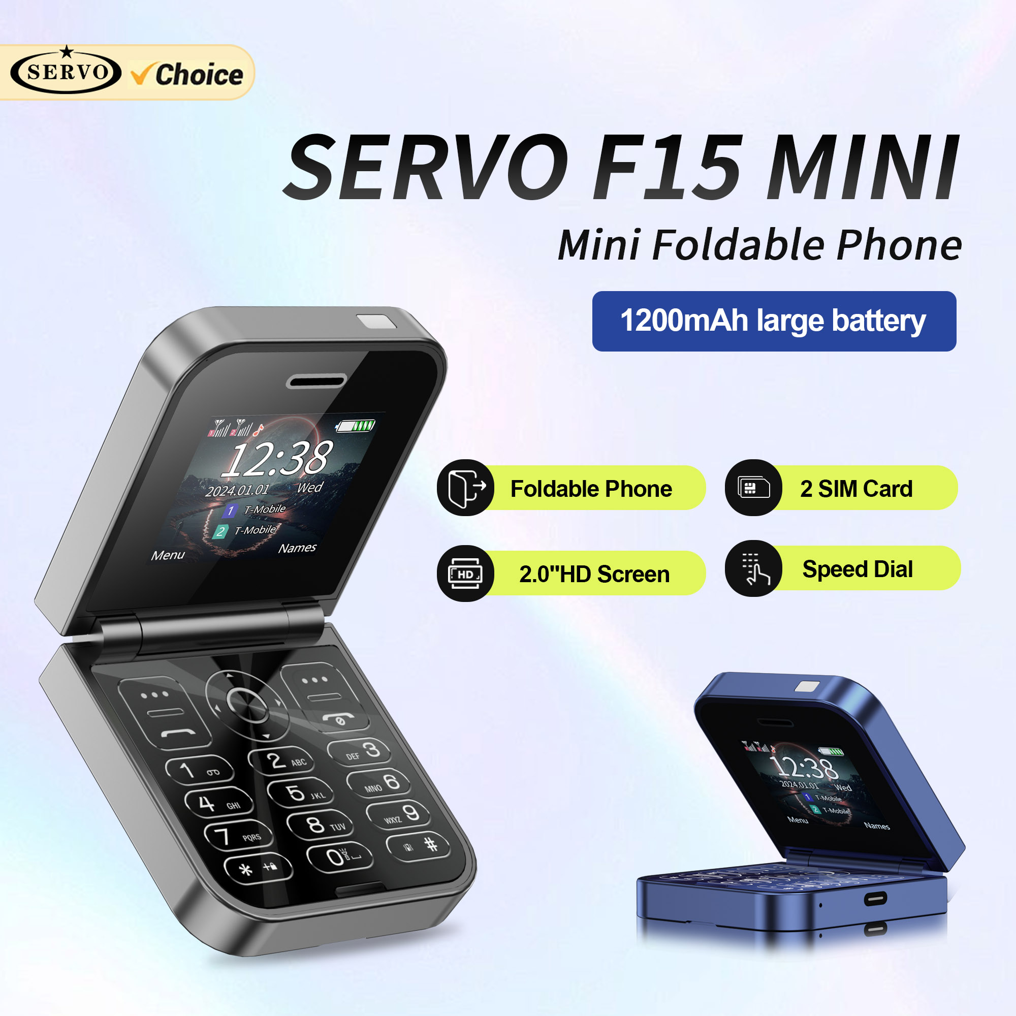 SERVO F15 Mini Kleine Flip Mob - Phone Cases Verizon recensie en prijs