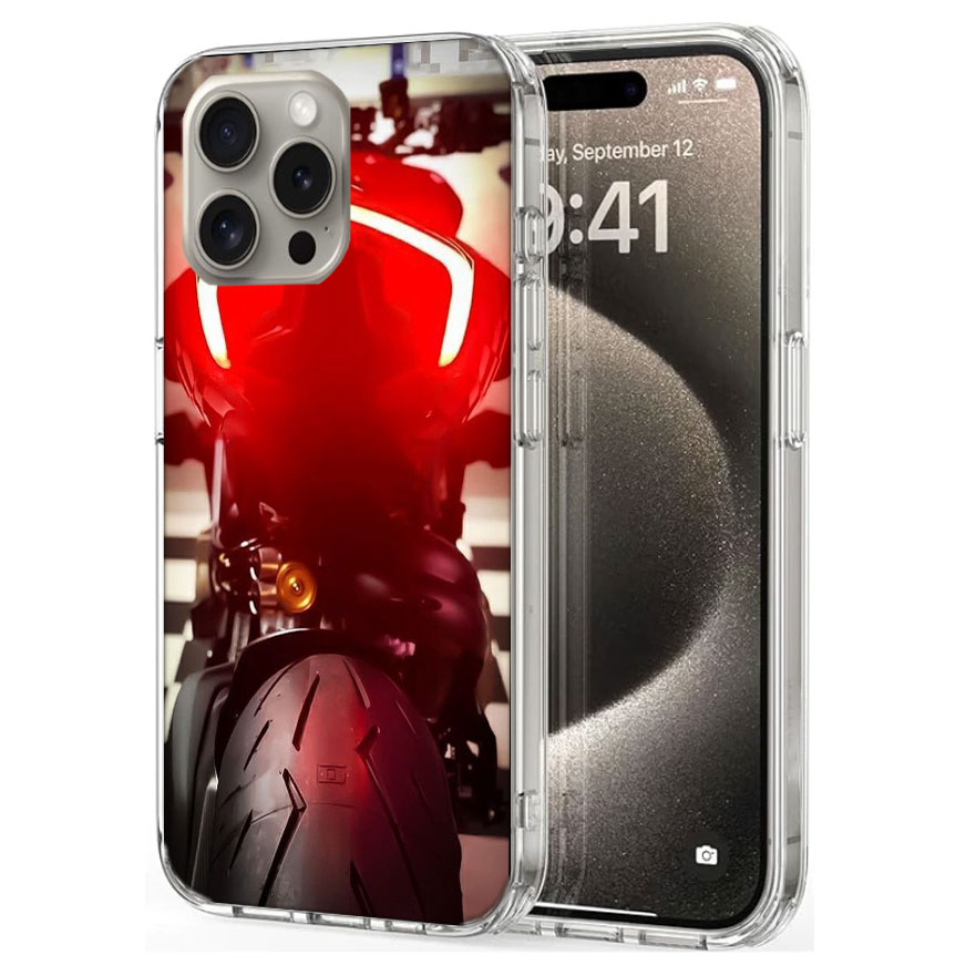 Motorfiets achterwiel uitlaat  - Phone Cases Com recensie en prijs