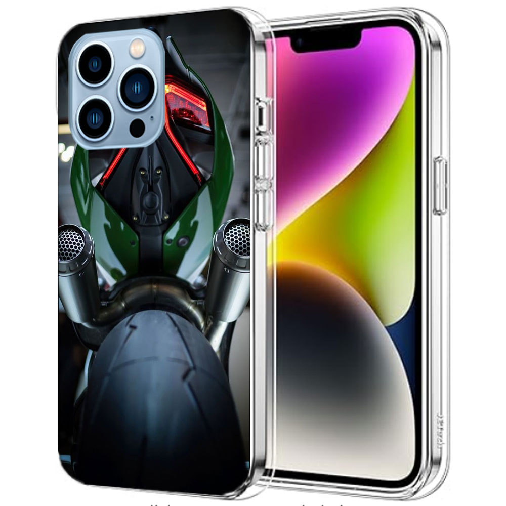 Motorfiets achterwiel uitlaat  - Phone Cases Com recensie en prijs