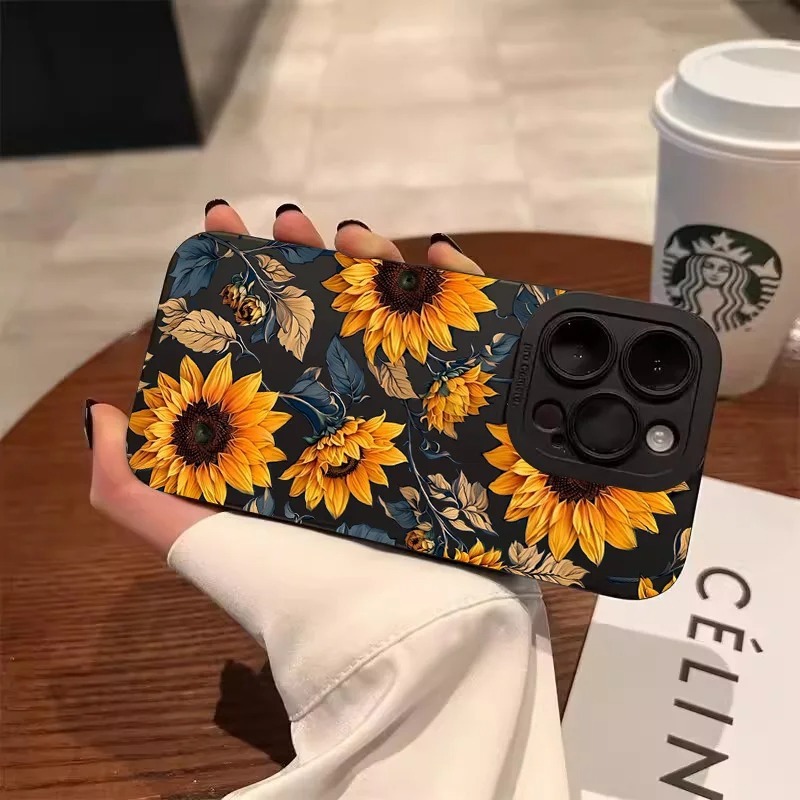 1 high-end zonnebloemontwerp A - Phone Cases You Can Design recensie en prijs