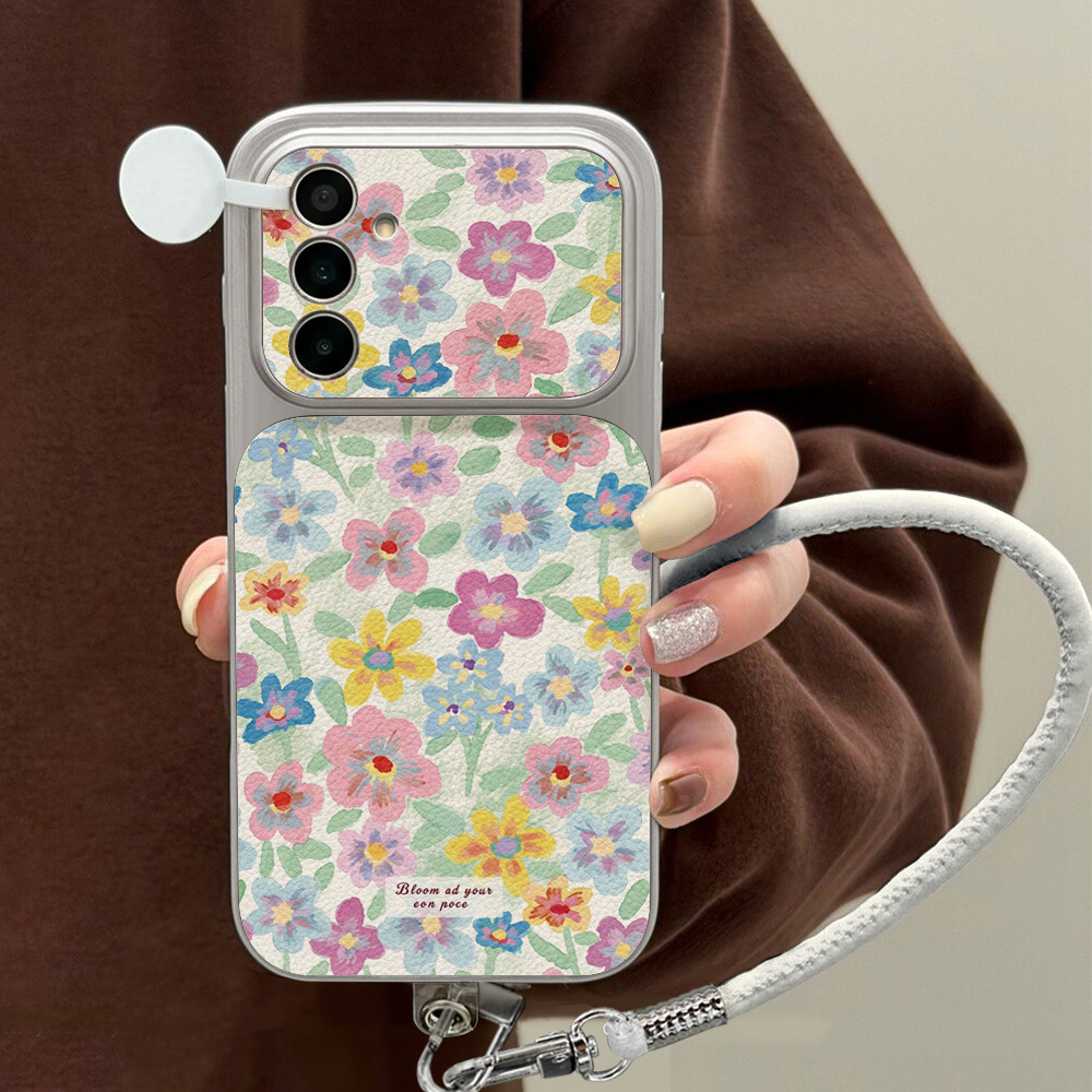 Kleurrijke bloemenleren telefo - Phone Cases Samsung S25 Ultra recensie en prijs