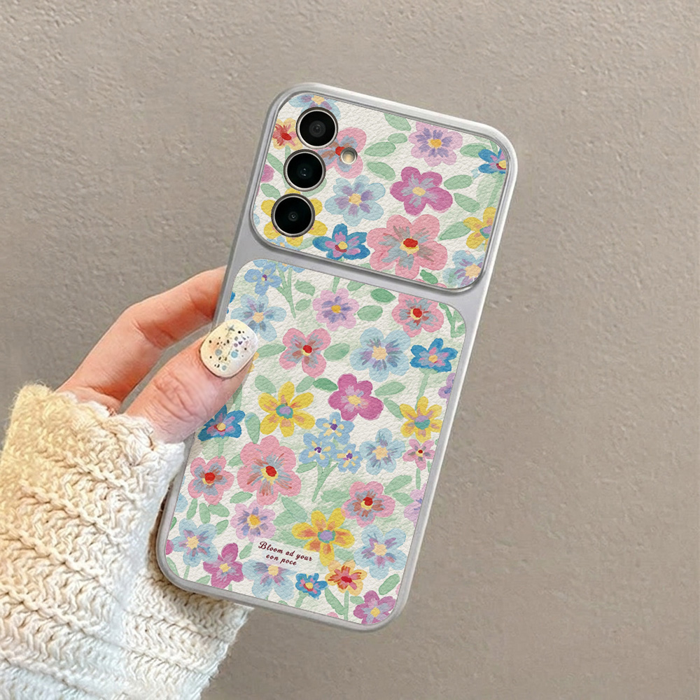 Kleurrijke bloemenleren telefo - Phone Cases Samsung S25 Ultra recensie en prijs