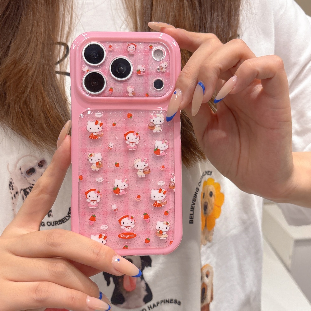 Sanrio Hello Kitty Mini Cartoo - Glitter Shockproof Case recensie en prijs
