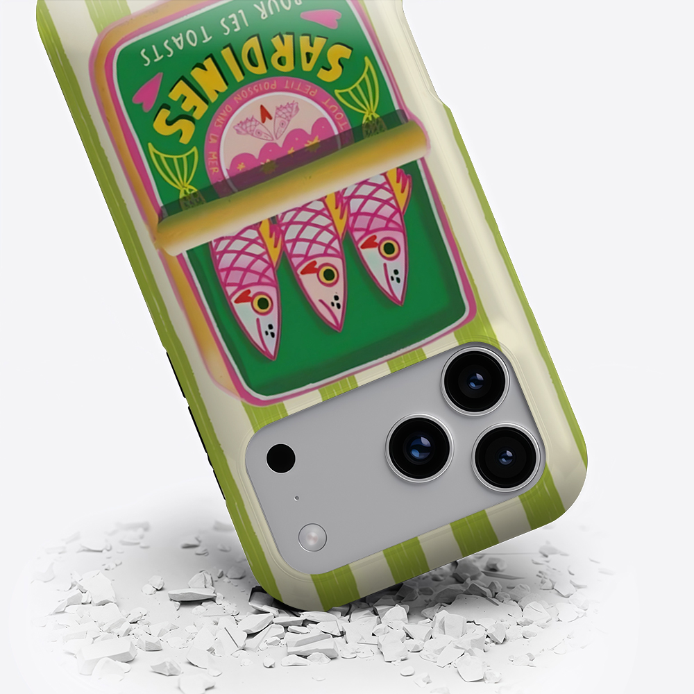 Sardine kan telefoonhoesje ont - Phone Cases You Can Design recensie en prijs