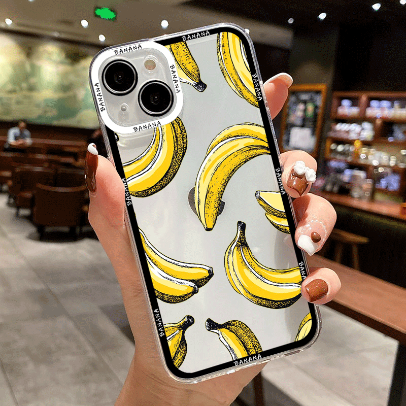 Grappige gele bananen fruitpri - Phone Cases Yellow recensie en prijs