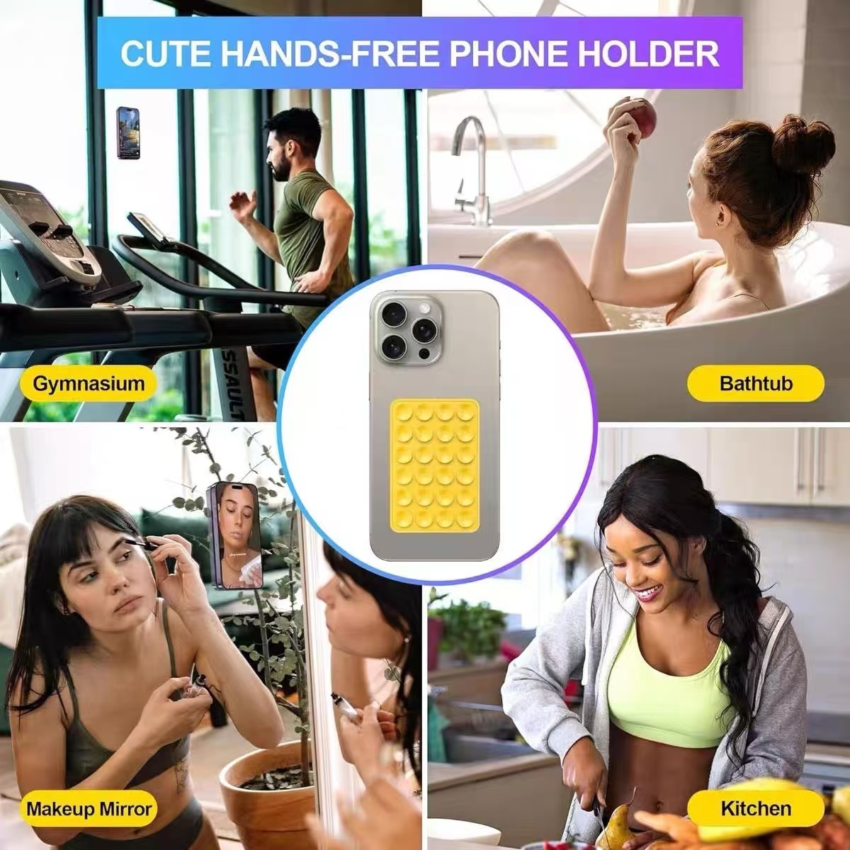 Siliconen zuignap telefoonhoud - Phone Cases Silicone recensie en prijs