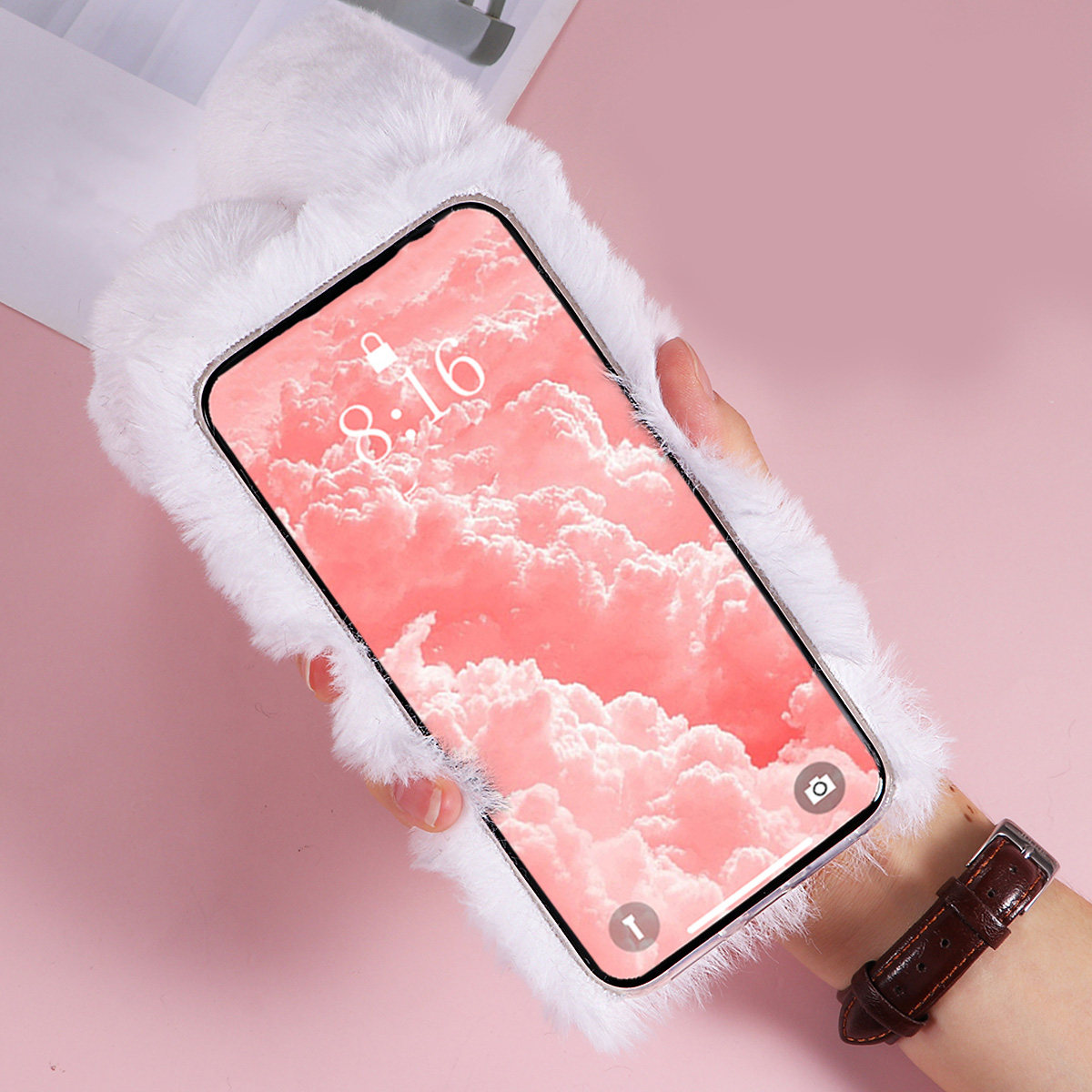 Wit 6,1 inch schattig konijnen - Phone Cases Metal recensie en prijs