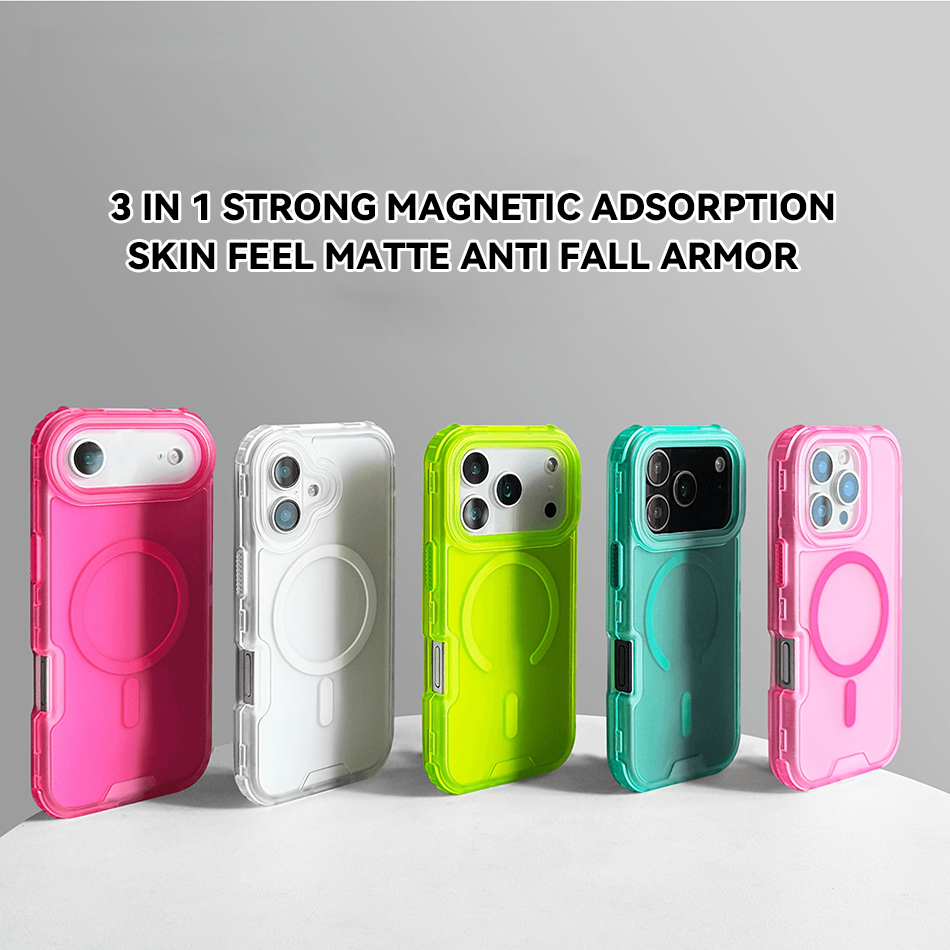 Magnetische 3 in 1 Neon Kleur  - Phone Cases Heavy Duty recensie en prijs