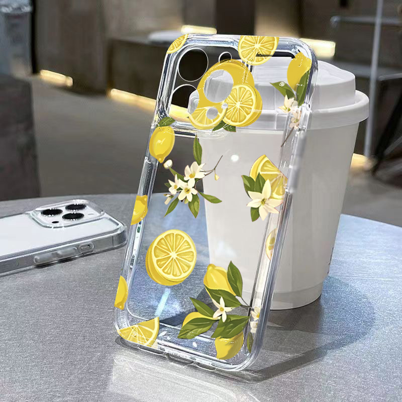 Zomer Fruit Citroen Bloem Clea - Phone Cases Clear recensie en prijs