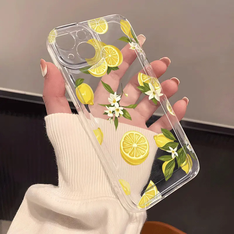 Zomer Fruit Citroen Bloem Clea - Phone Cases Clear recensie en prijs