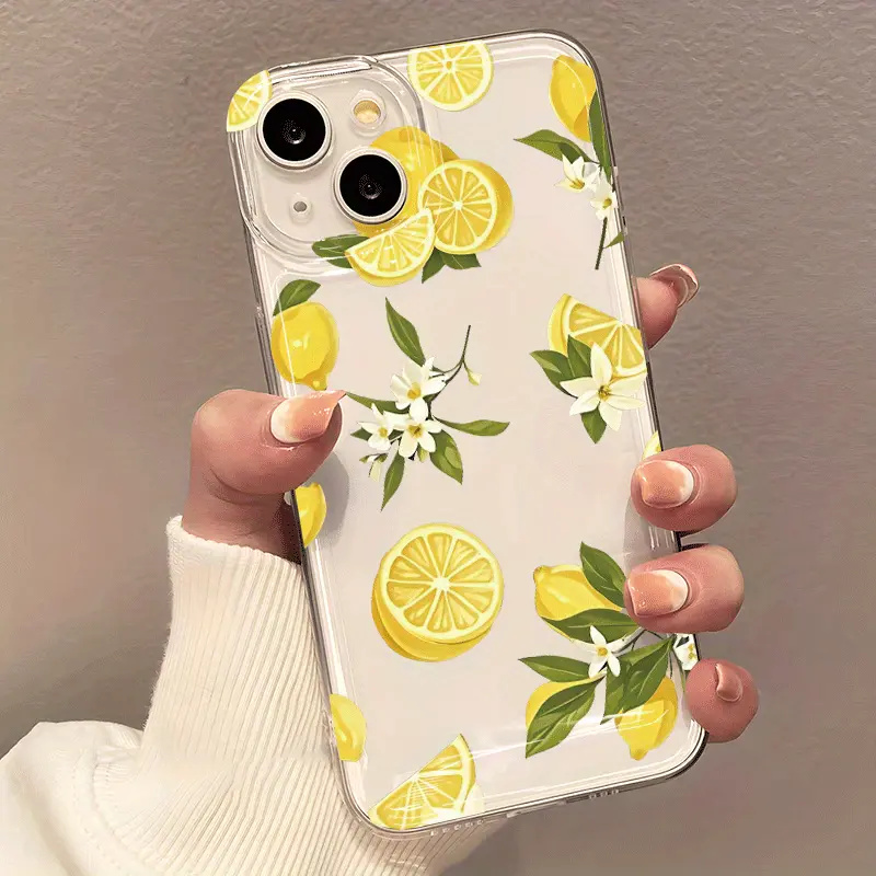 Zomer Fruit Citroen Bloem Clea - Phone Cases Clear recensie en prijs
