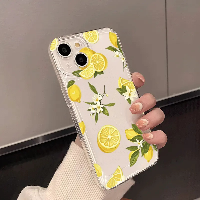 Zomer Fruit Citroen Bloem Clea - Phone Cases Clear recensie en prijs