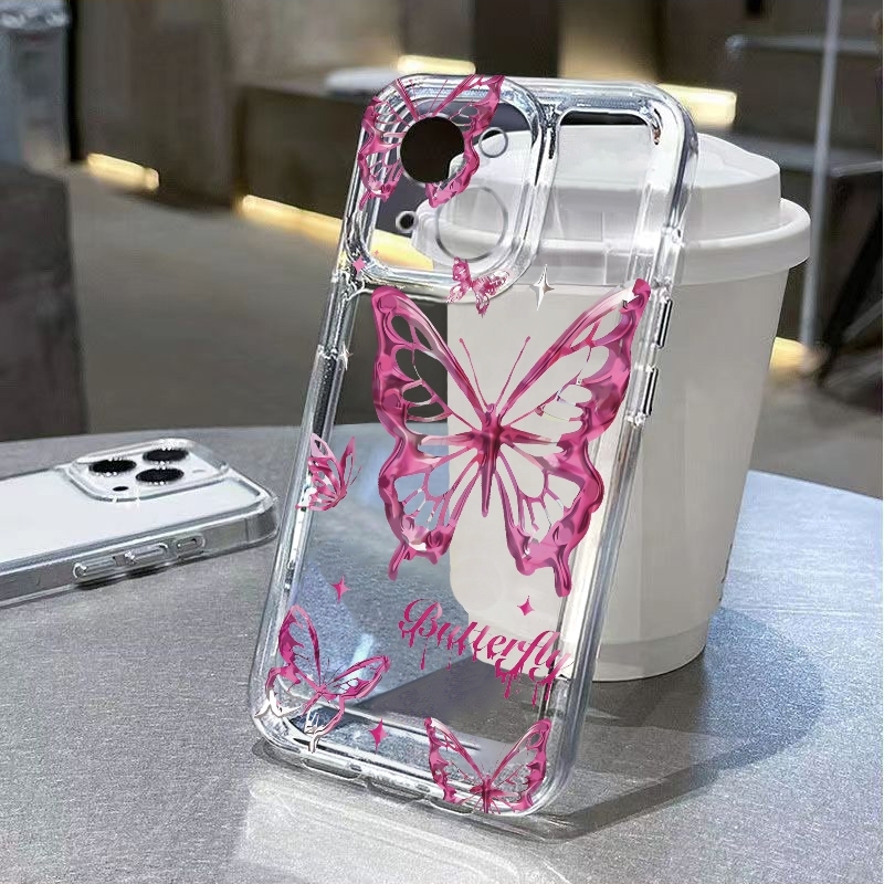 Y2K Glitter Vlinder Telefoonho - Glitter Shockproof Case recensie en prijs