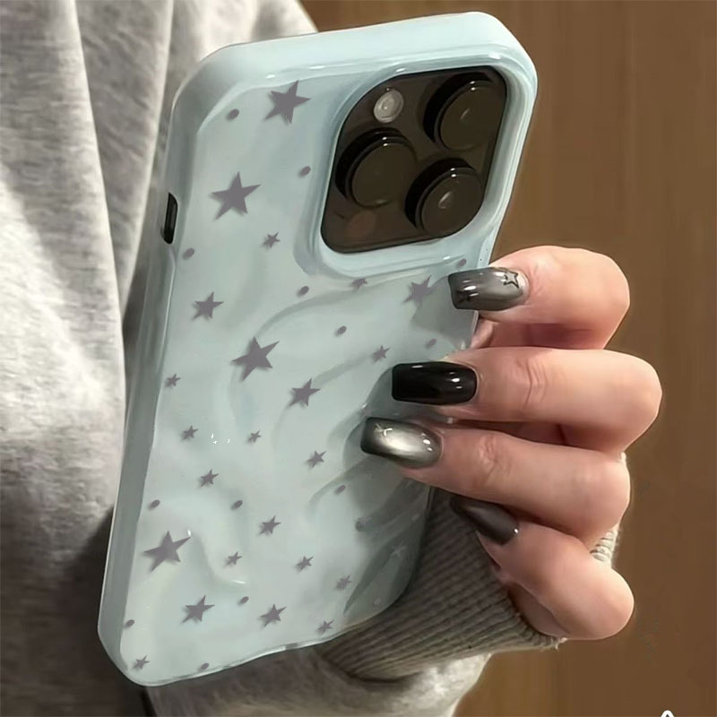 Minimalistisch grijs-blauw ste - Phone Cases Durable recensie en prijs