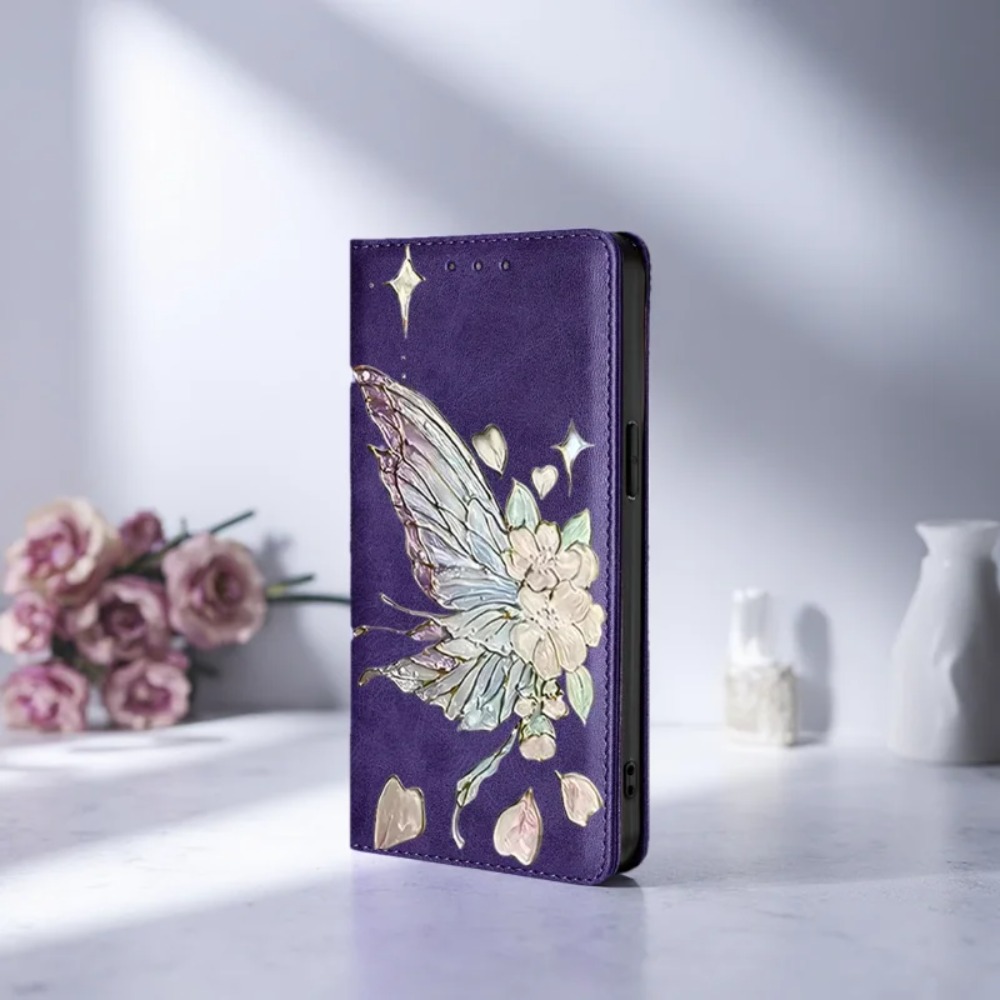 Geschilderde magnetische flip  - Phone Cases Samsung S25 Ultra recensie en prijs