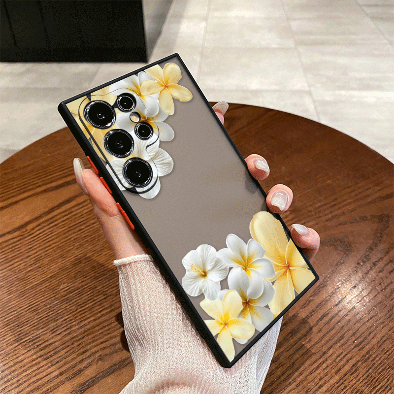 Zomerse gele bloemenprint tele - Phone Cases Yellow recensie en prijs